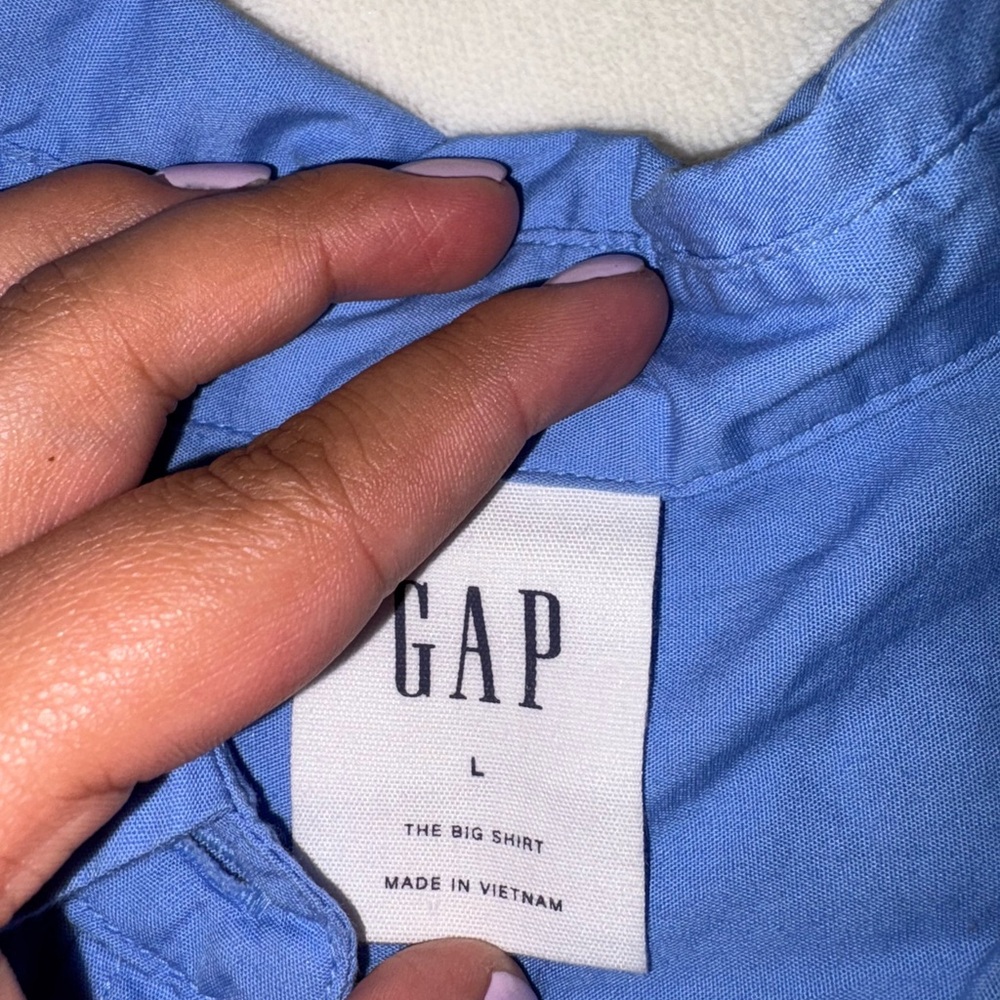 GAP Light Blue Casual Shirt
